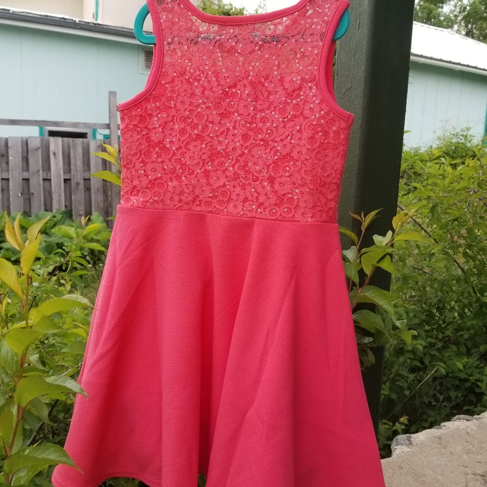 NWT Coral Kidpik Skater Dress - Picture 2 of 4